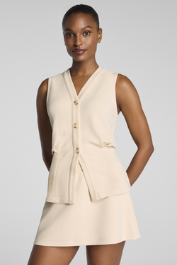 Spanx Airessentials® French Rib Button-down Vest