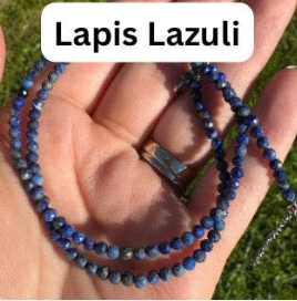 3mm Faceted Gemstone Necklace