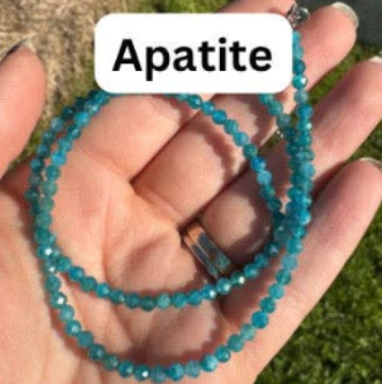 3mm Faceted Gemstone Necklace