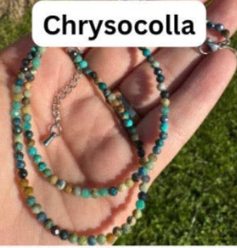 3mm Faceted Gemstone Necklace