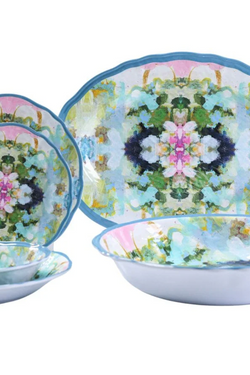 Nantucket Bloom Melamine Dinnerwear