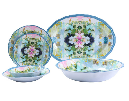 Nantucket Bloom Melamine Dinnerwear