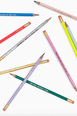 Compliment Pencil Set , Assorted Set of Ten