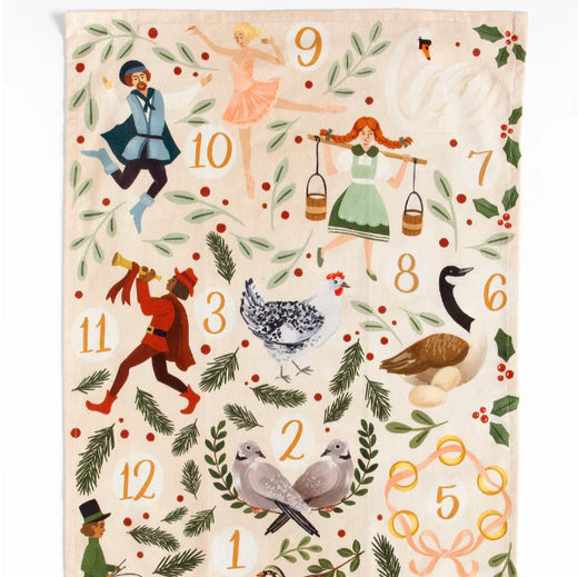 12 Days of Christmas Kitchen Towel