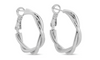 Twisted Latchback Hoops