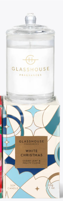 Glasshouse White Christmas Candle