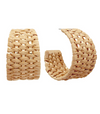 Raffia Woven Earrings