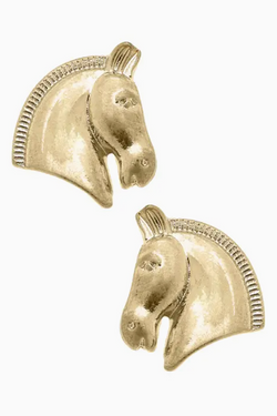 Rosalind Equestrian Horse Stud Earrings