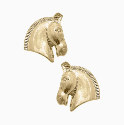 Rosalind Equestrian Horse Stud Earrings