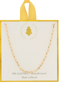 Necklace - Gold Clip Chain