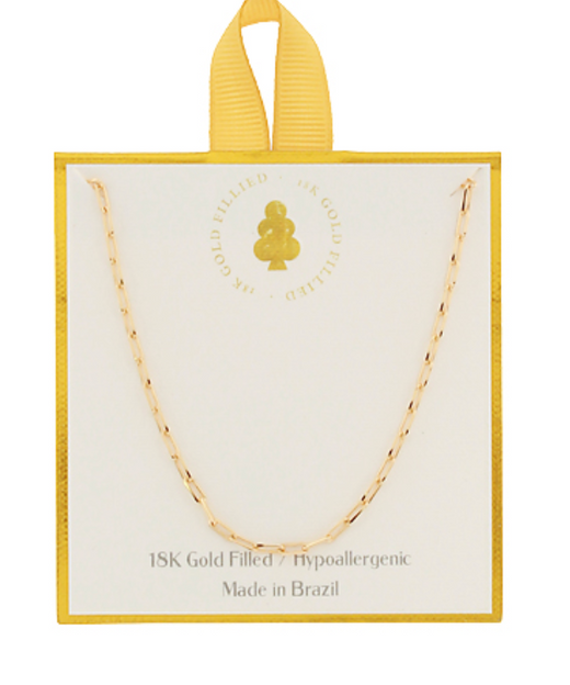 Necklace - Gold Clip Chain