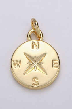 Dainty Gold Compass