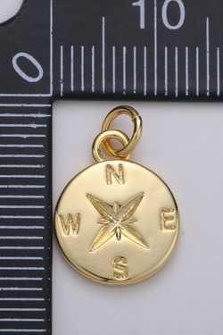 Dainty Gold Compass