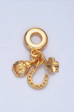 Lucky Horseshoe Ladybug Clover