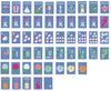 Gray Malin Beach Club Mahjong Tiles - Cabana Blue