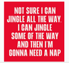 Funny Holiday Cocktail Napkins | Need A Nap
