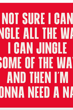 Funny Holiday Cocktail Napkins | Need A Nap