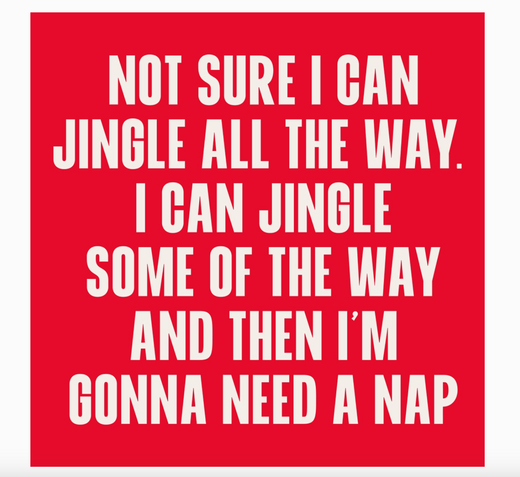 Funny Holiday Cocktail Napkins | Need A Nap