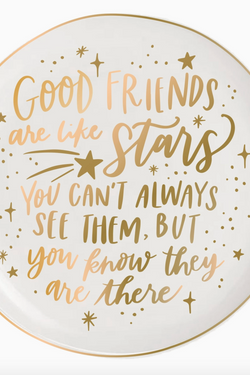 Friendship Ceramic Trinket Tray