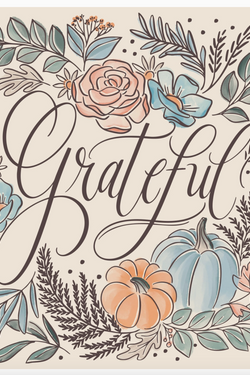Fall Cocktail Napkins | Grateful