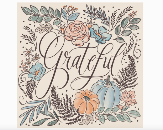 Fall Cocktail Napkins | Grateful