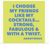 Funny Cocktail Napkins | Friends Like My Cocktails