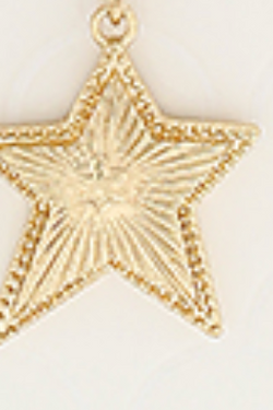 Star Textured Charm