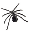 Crystal Spider Pin
