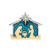 Christmas Nativity Scene Pin