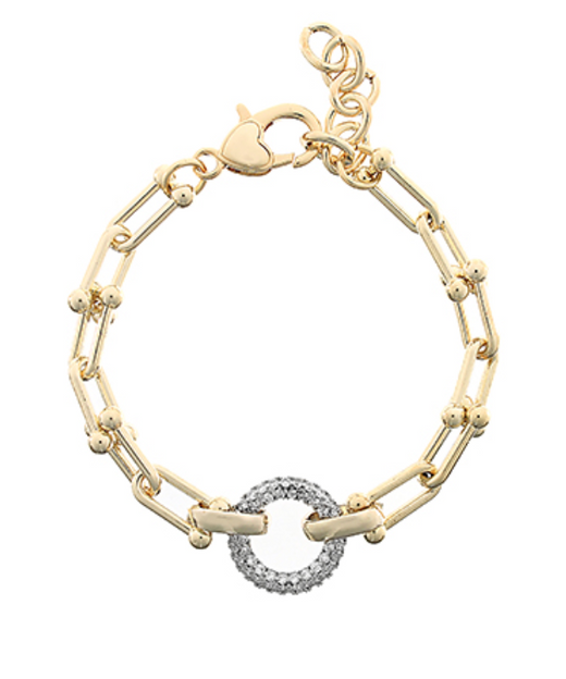 14K GP  Chain Bracelet