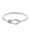 Horsebit Wire Bangle Bracelet