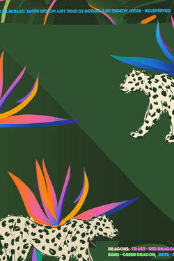 Cheetah Courture Mat - Bespoke Mahjong