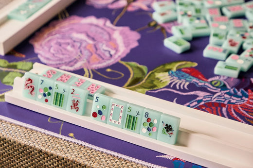 Springtime Safari - Sky Blue by Bespoke Mahjong
