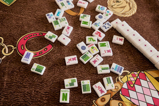 Lucky Charms Mahjong Tiles by Bespoke - Bright White
