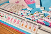 Springtime Safari Mahjong Tiles in Bright White  by Bespoke Mahjonmg