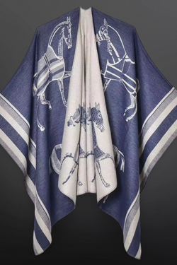 Equestrian Saddle Blanket Horse Scarf