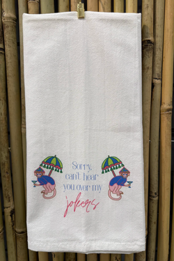 Can't Hear You Over My Jokers Hand Towel