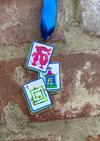 Triple Mahjong Tile Acrylic Ornament