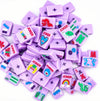 Lucky Charms Mahjong Tiles by Bespoke - French Lavender