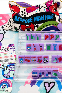 Lucky Charms Mahjong Tiles by Bespoke - French Lavender