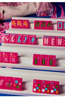 Springtime Safari - Wild  Pink by Bespoke Mahjong
