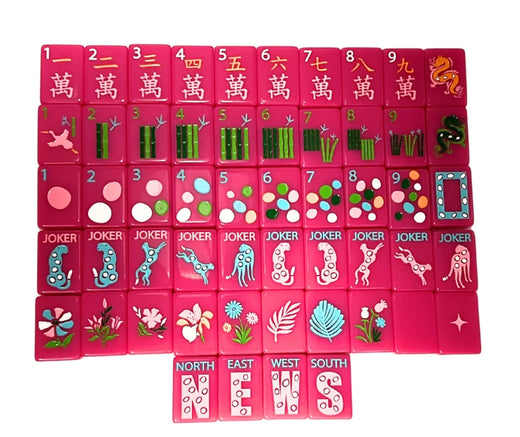 Springtime Safari - Wild  Pink by Bespoke Mahjong