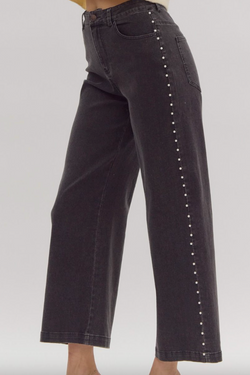 Pearl Black Jeans