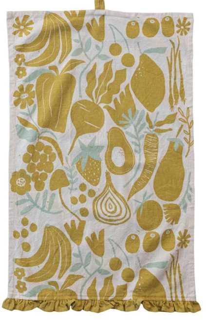 Cotton Printed Tea Towel