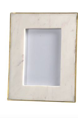 Marble Frame Gold Outline 6" X 4"