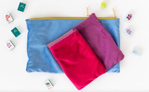 Classic Velvet Tile Bag