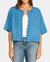Button Down Short Sleeve Sweater