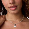Julie Vos, Solara Delicate Necklace - Silver