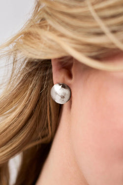 Julie Vos, Solara Stud Earrings - Silver