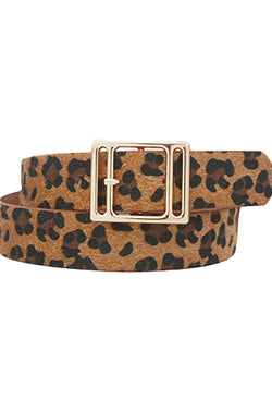 Leopard Print Belt